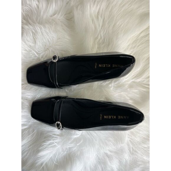 🆕 Anne Klein Laural Mary Jane Pump Black Patent Leather Size 6.5 - Picture 8 of 14
